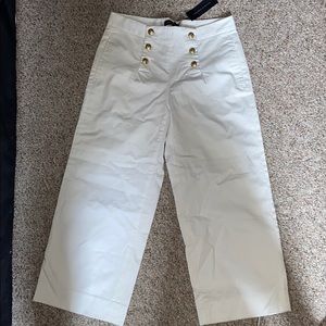 White Banana Republic trousers